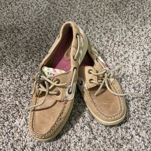 Plaid Sperry Topsider boat shoes